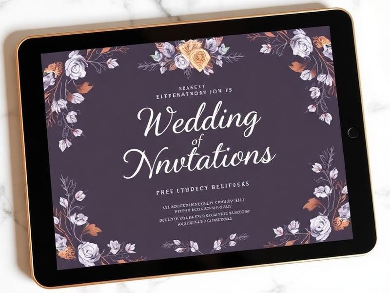 Invitación digital elegante